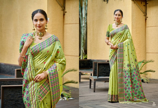 Assam Silk Saree with Assam Silk Blouse