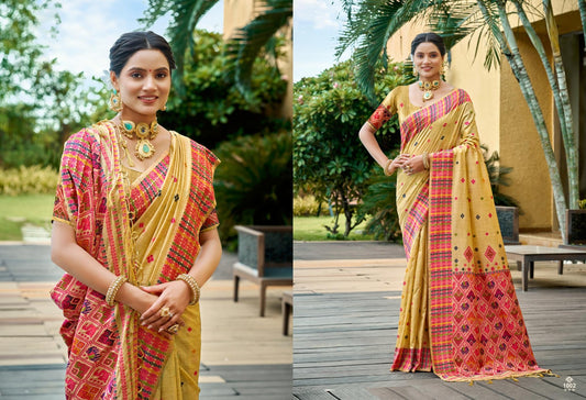 Assam Silk Saree with Assam Silk Blouse