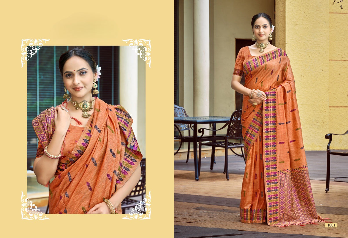 Assam Silk Saree with Assam Silk Blouse