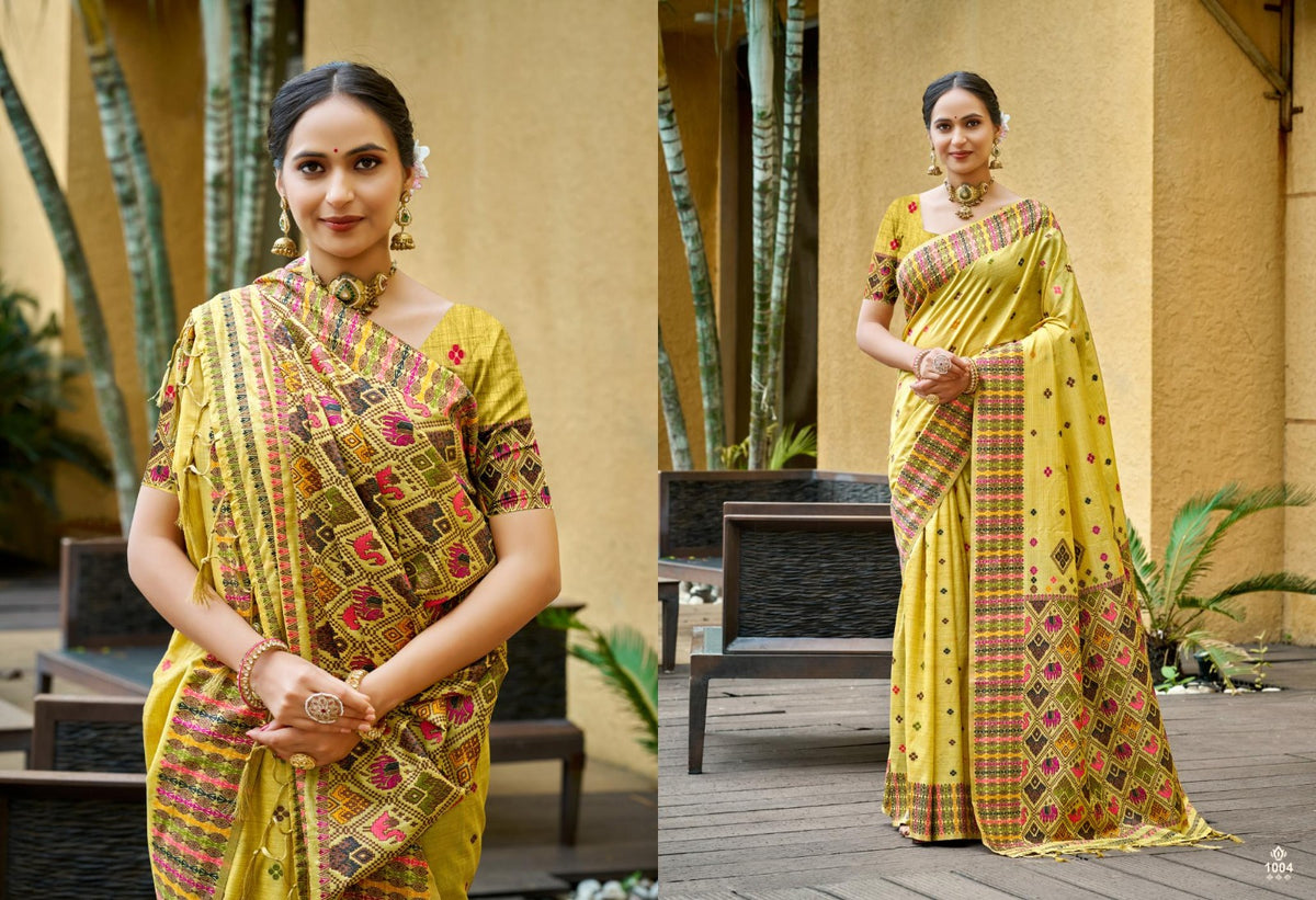 Assam Silk Saree with Assam Silk Blouse