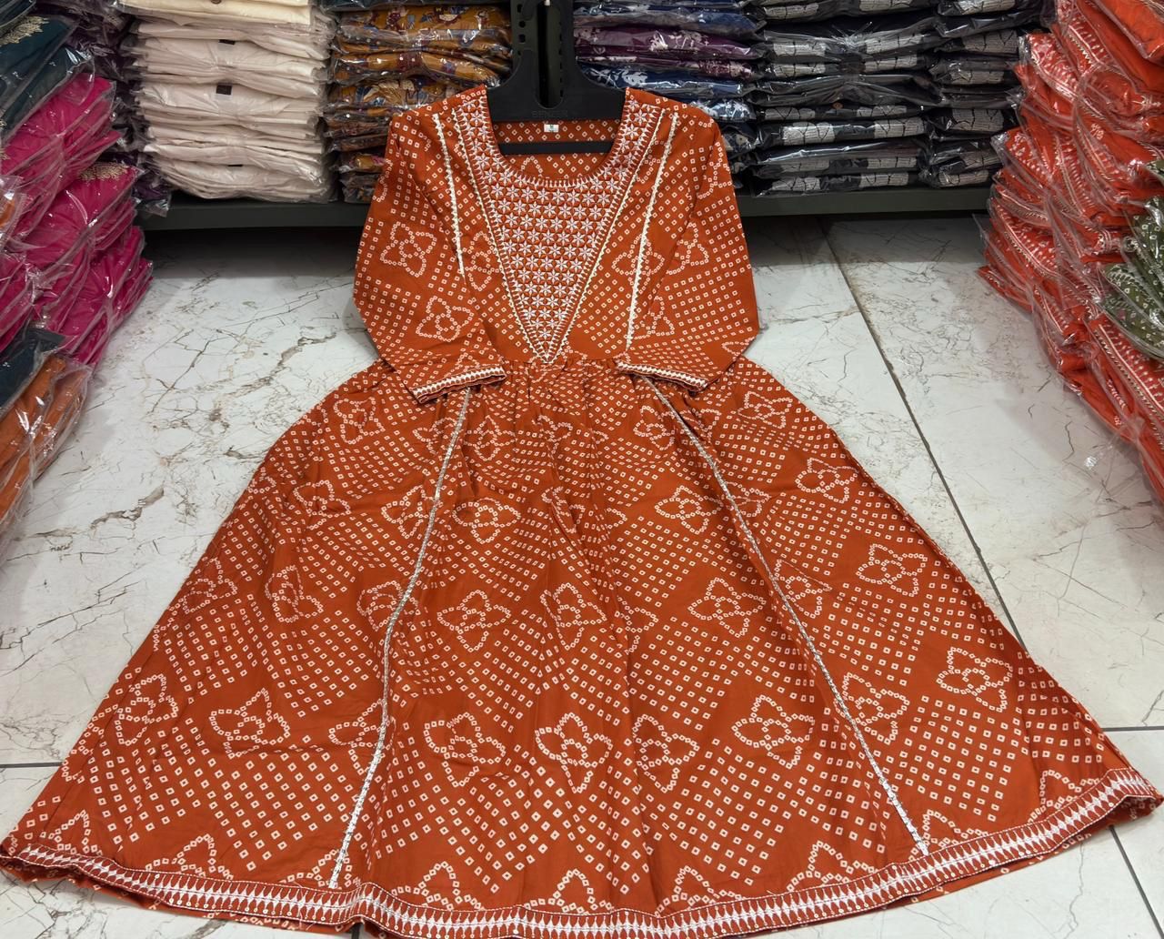 Cotton 3-Piece Set with Embroidery & Printed Dupatta for Women