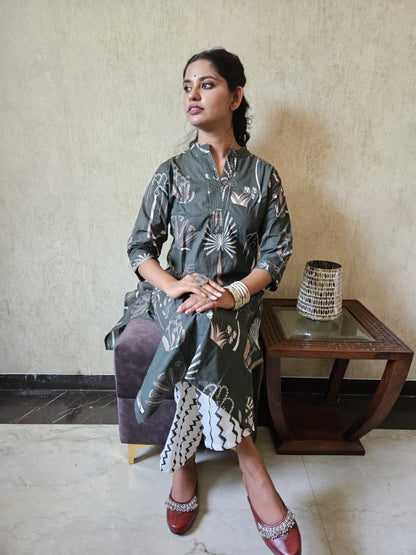 Cotton 60×60 Kurta Palazzo Set for Women