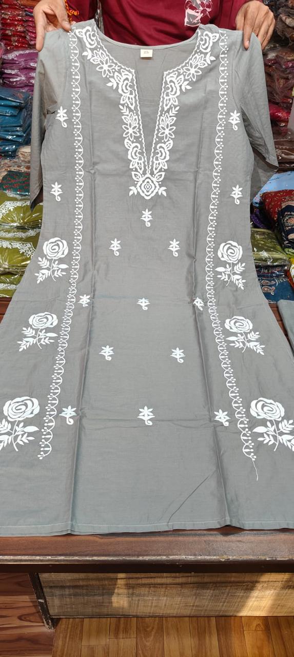 Cotton 60×60 Kurti Pant Dupatta Suit Set