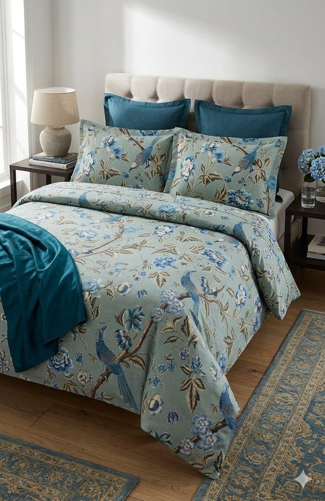 Cotton Bedsheet 100x108 Inches with 2 Pillow Covers