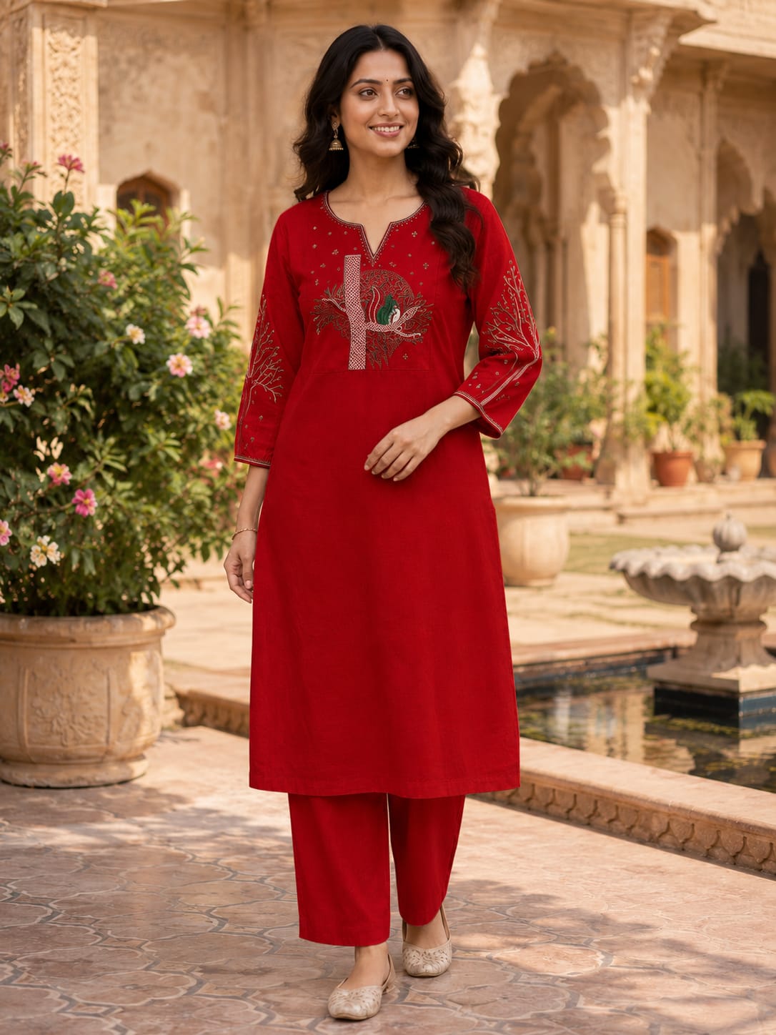 Cotton Flex Kurti Pant Set for Women