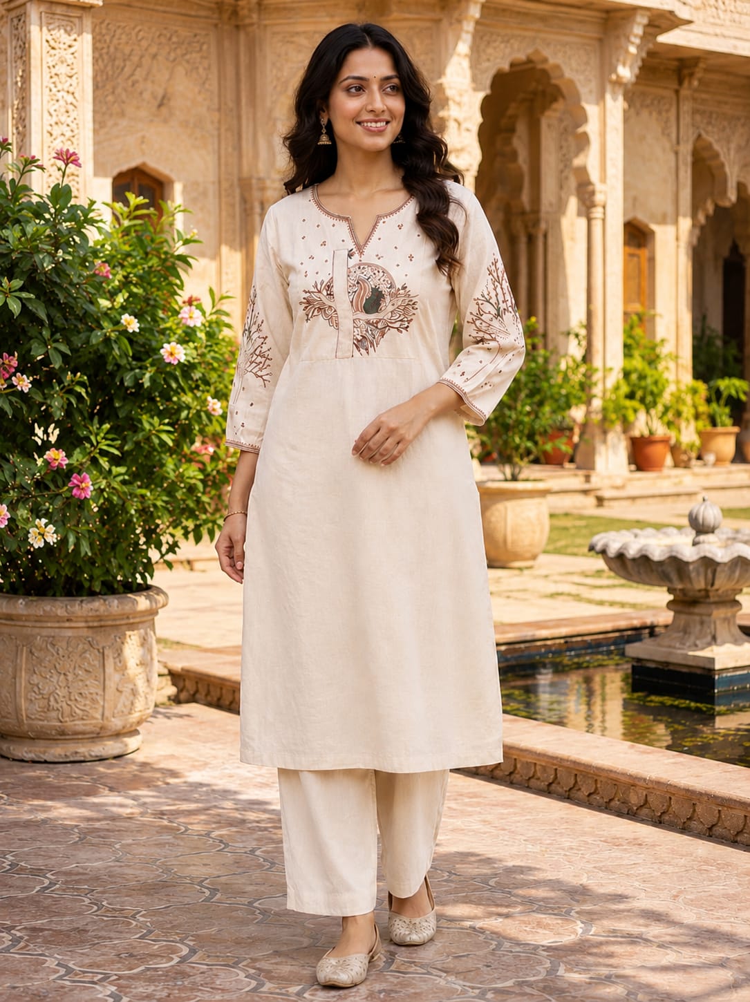 Cotton Flex Kurti Pant Set for Women