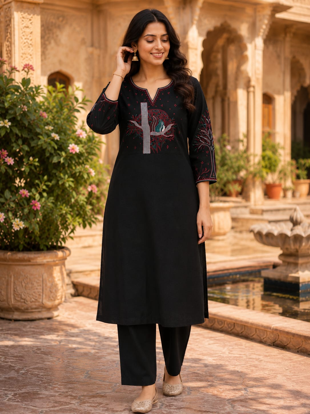 Cotton Flex Kurti Pant Set for Women