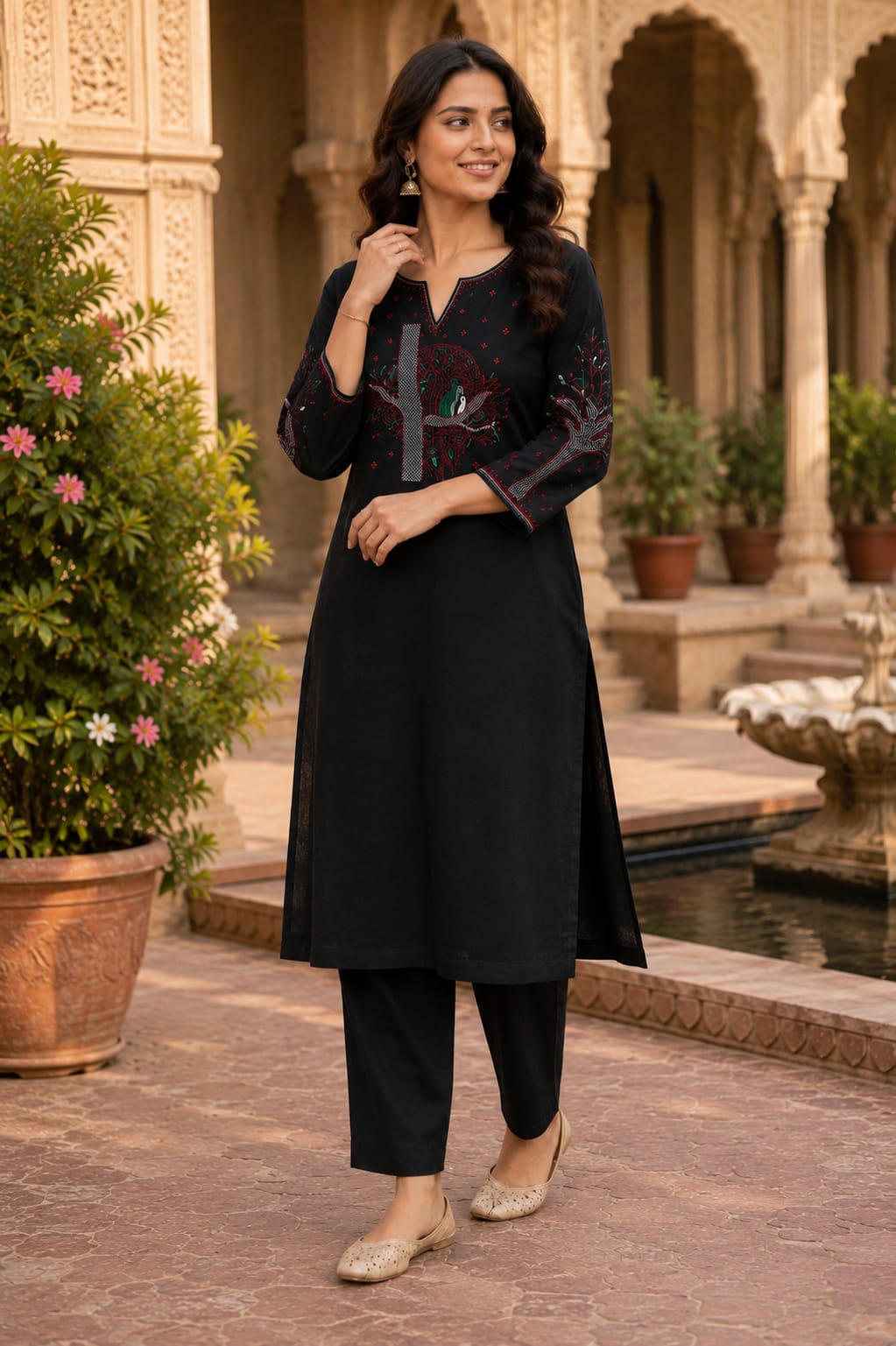Cotton Flex Kurti Pant Set for Women