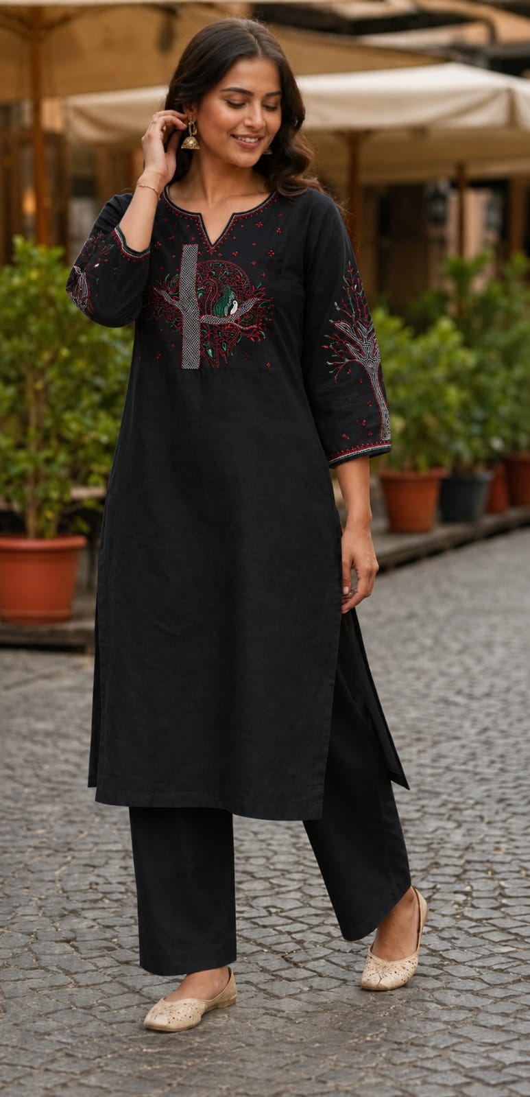 Cotton Flex Kurti Pant Set for Women