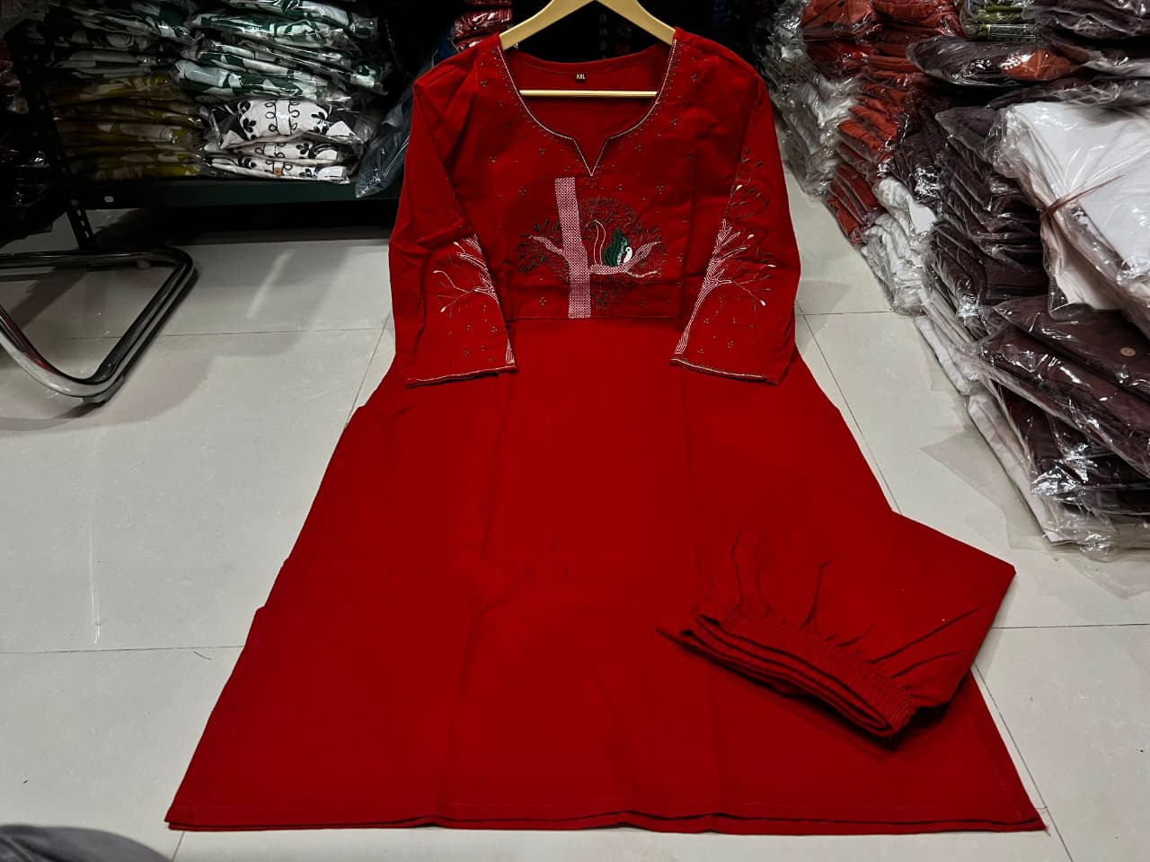 Cotton Flex Kurti Pant Set for Women