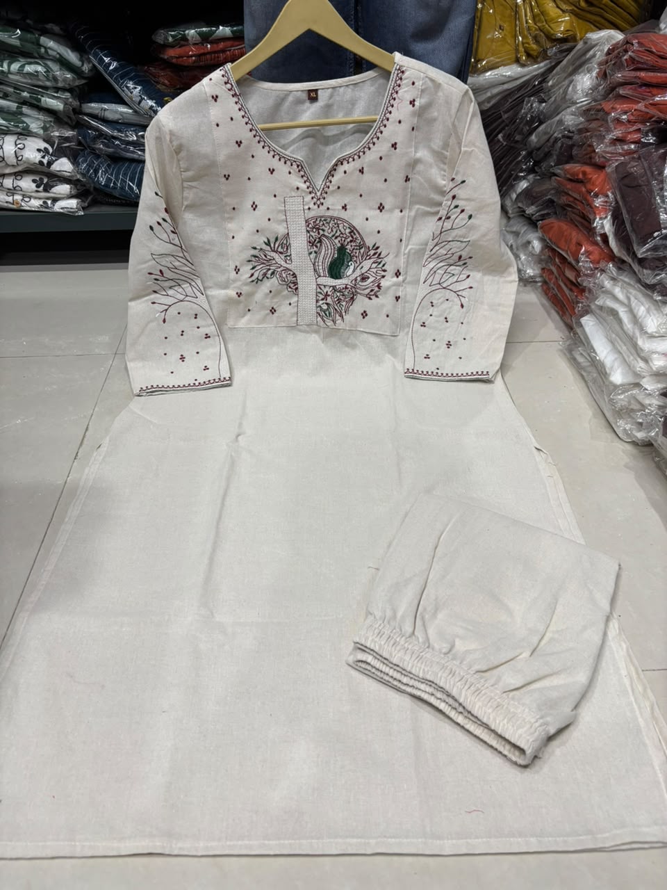 Cotton Flex Kurti Pant Set for Women