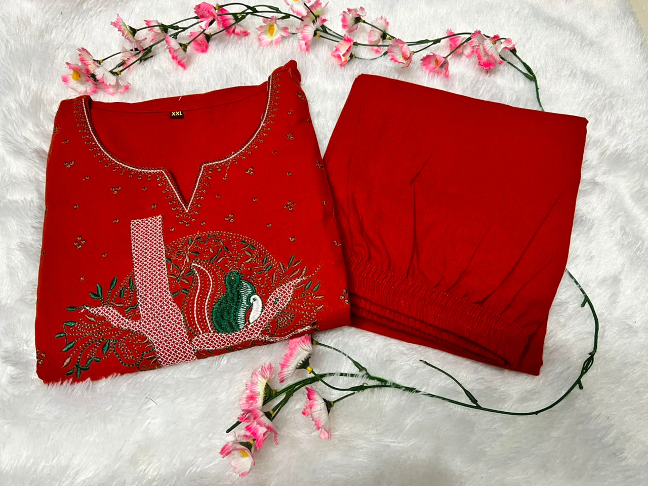 Cotton Flex Kurti Pant Set for Women