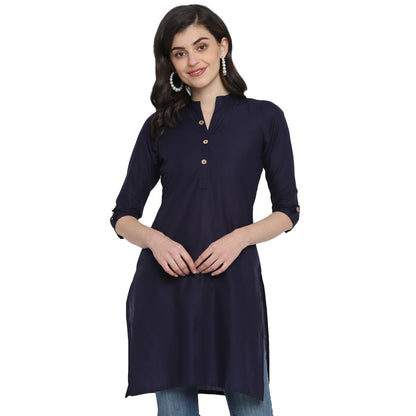 Cotton Kurti with Traditional Sleeves for Women
