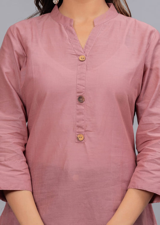Cotton Kurti with Traditional Sleeves for Women