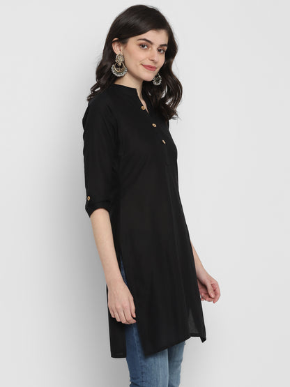 Cotton Kurti with Traditional Sleeves for Women