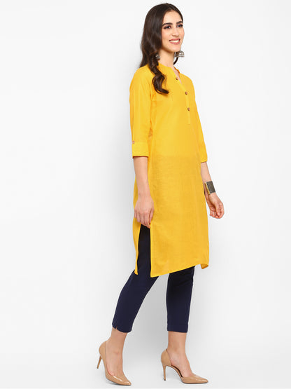 Cotton Kurti with Traditional Sleeves for Women