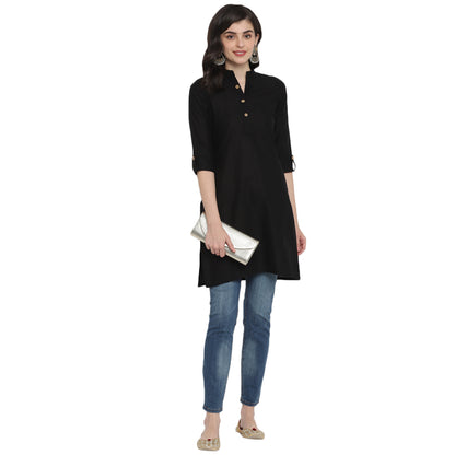 Cotton Kurti with Traditional Sleeves for Women