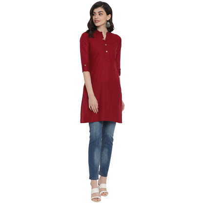 Cotton Kurti with Traditional Sleeves for Women
