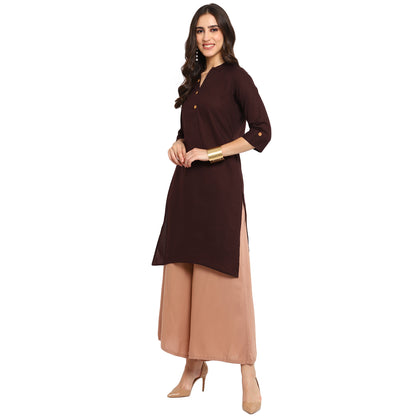 Cotton Kurti with Traditional Sleeves for Women