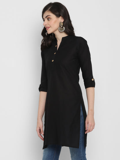 Cotton Kurti with Traditional Sleeves for Women