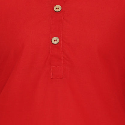 Cotton Kurti with Traditional Sleeves for Women