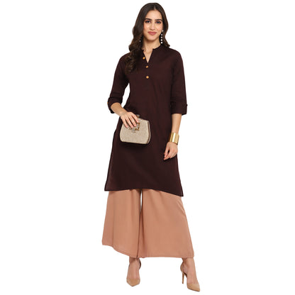 Cotton Kurti with Traditional Sleeves for Women