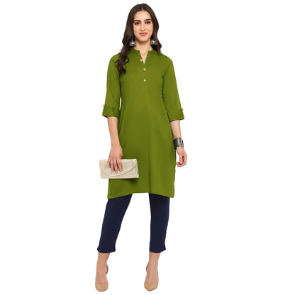 Cotton Kurti with Traditional Sleeves for Women