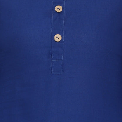 Cotton Kurti with Traditional Sleeves for Women