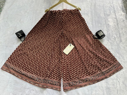 Cotton Printed Gopi Dress Set with Sharara and Malmal Dupatta