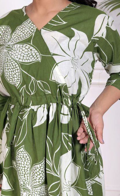 Cotton Top with Stretchable Dori for Women