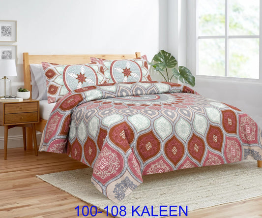 Cotton viscose Bedsheet 100x108 Inches with Pillow Covers – Stitched Sides