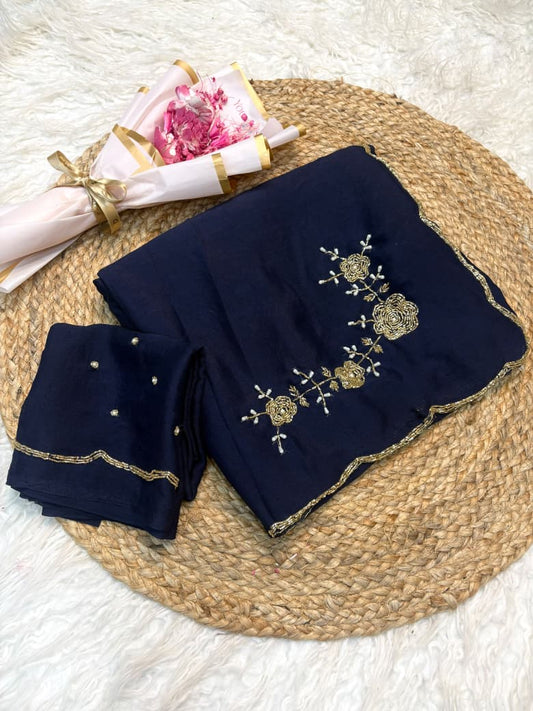 Crush Rangoli Saree with 3 Butta Work Design