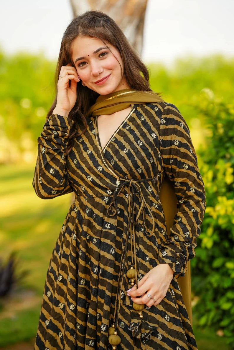 Anarkali dress 2025 cotton material