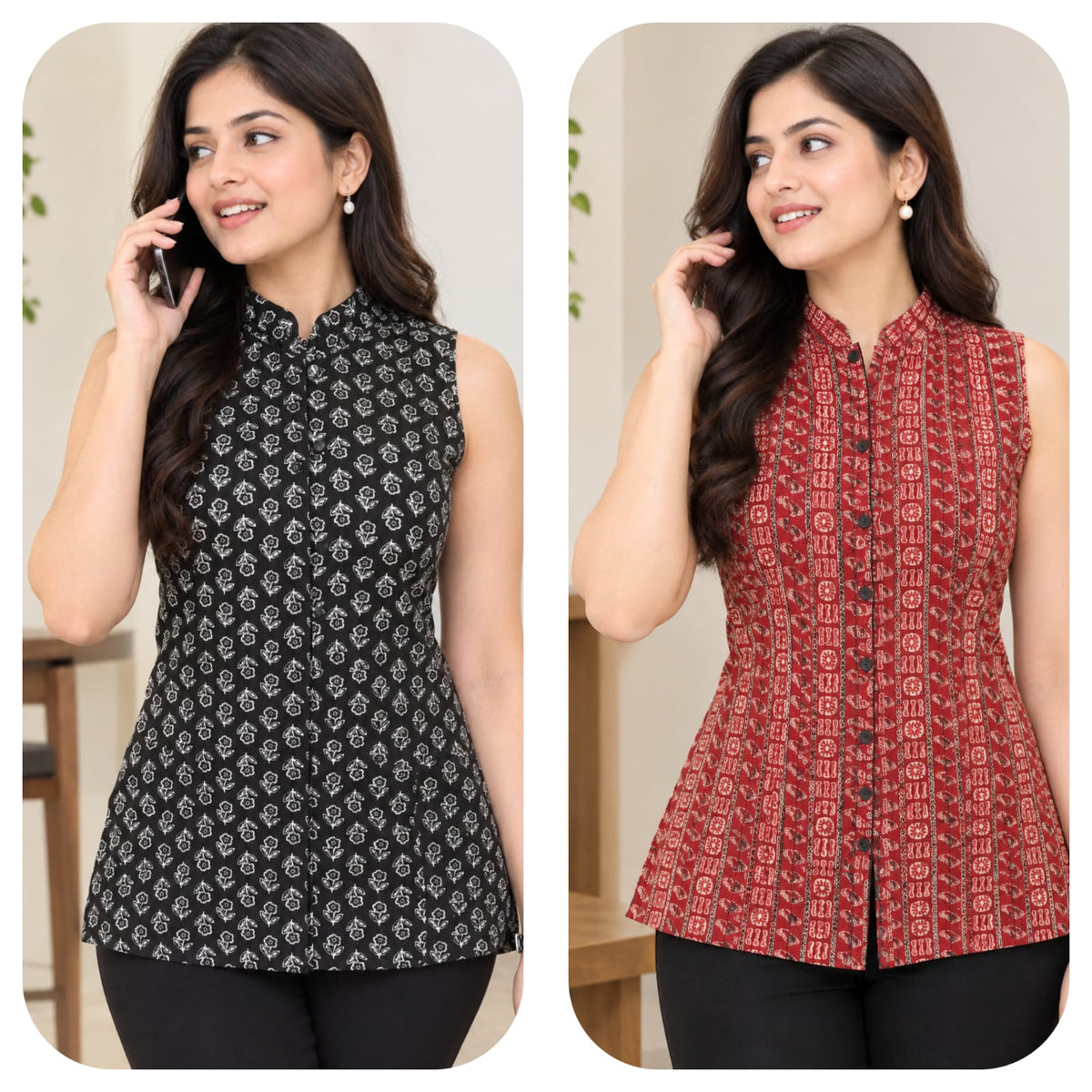 Jaipuri Quilted Reversible Cotton Jacket