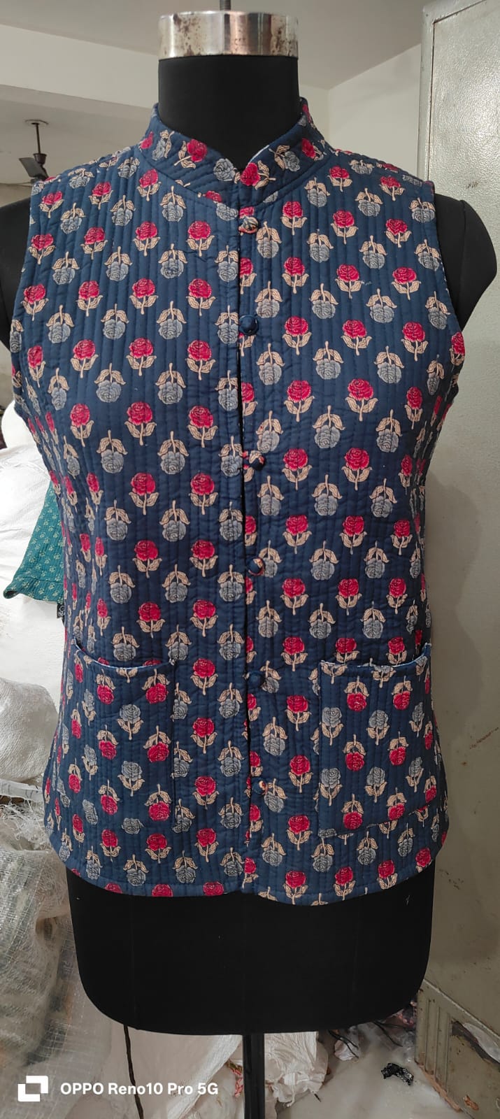 Jaipuri Quilted Reversible Cotton Jacket