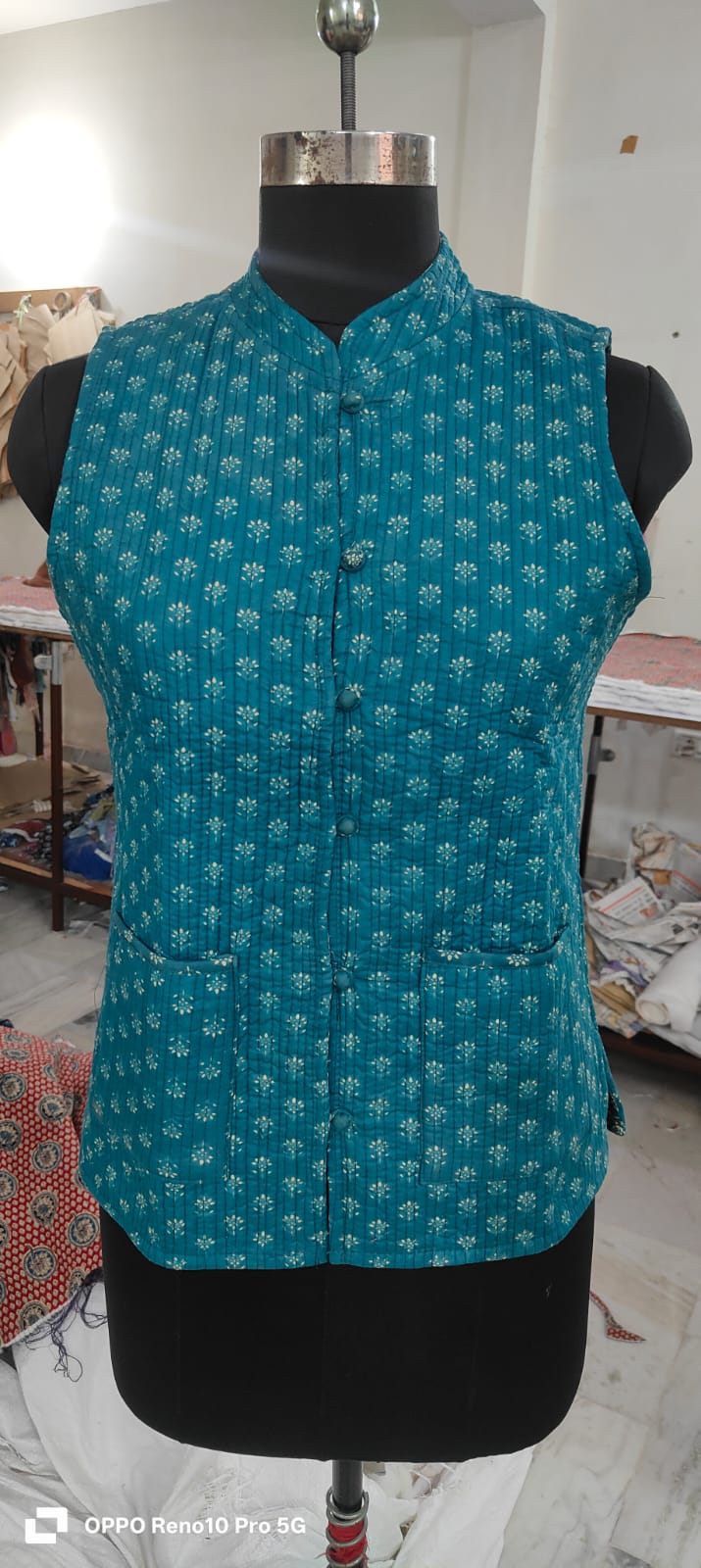 Jaipuri Quilted Reversible Cotton Jacket