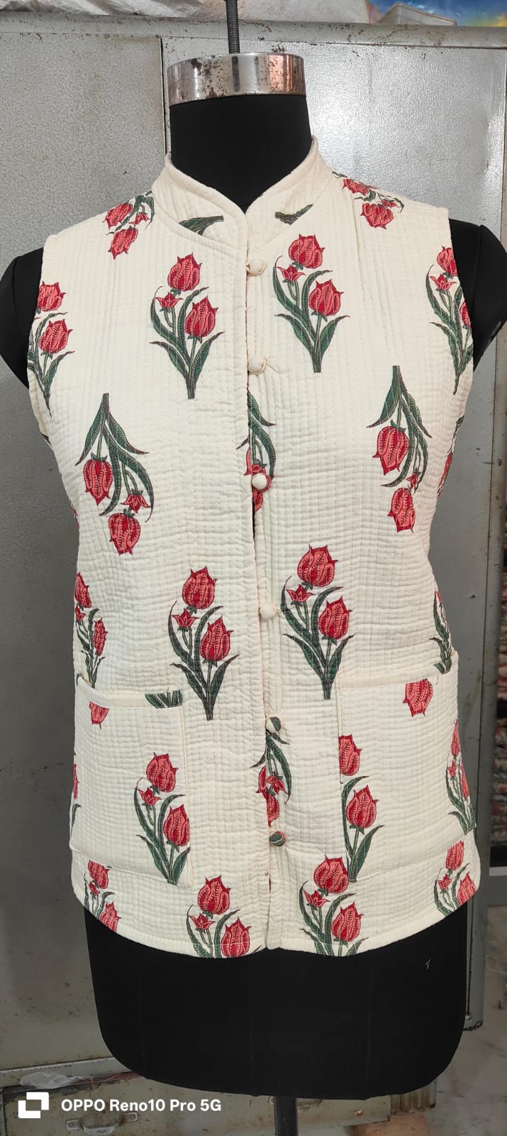 Jaipuri Quilted Reversible Cotton Jacket
