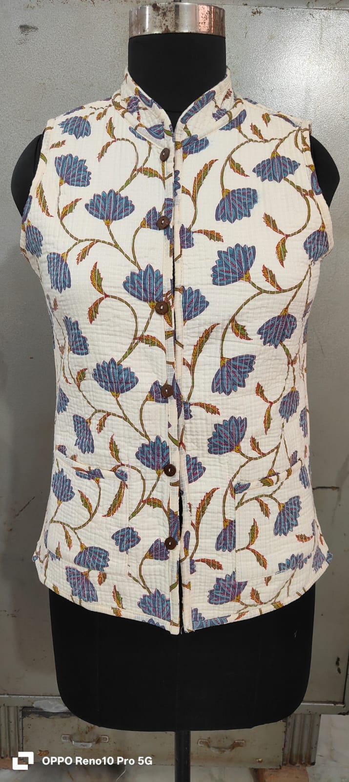 Jaipuri Quilted Reversible Cotton Jacket