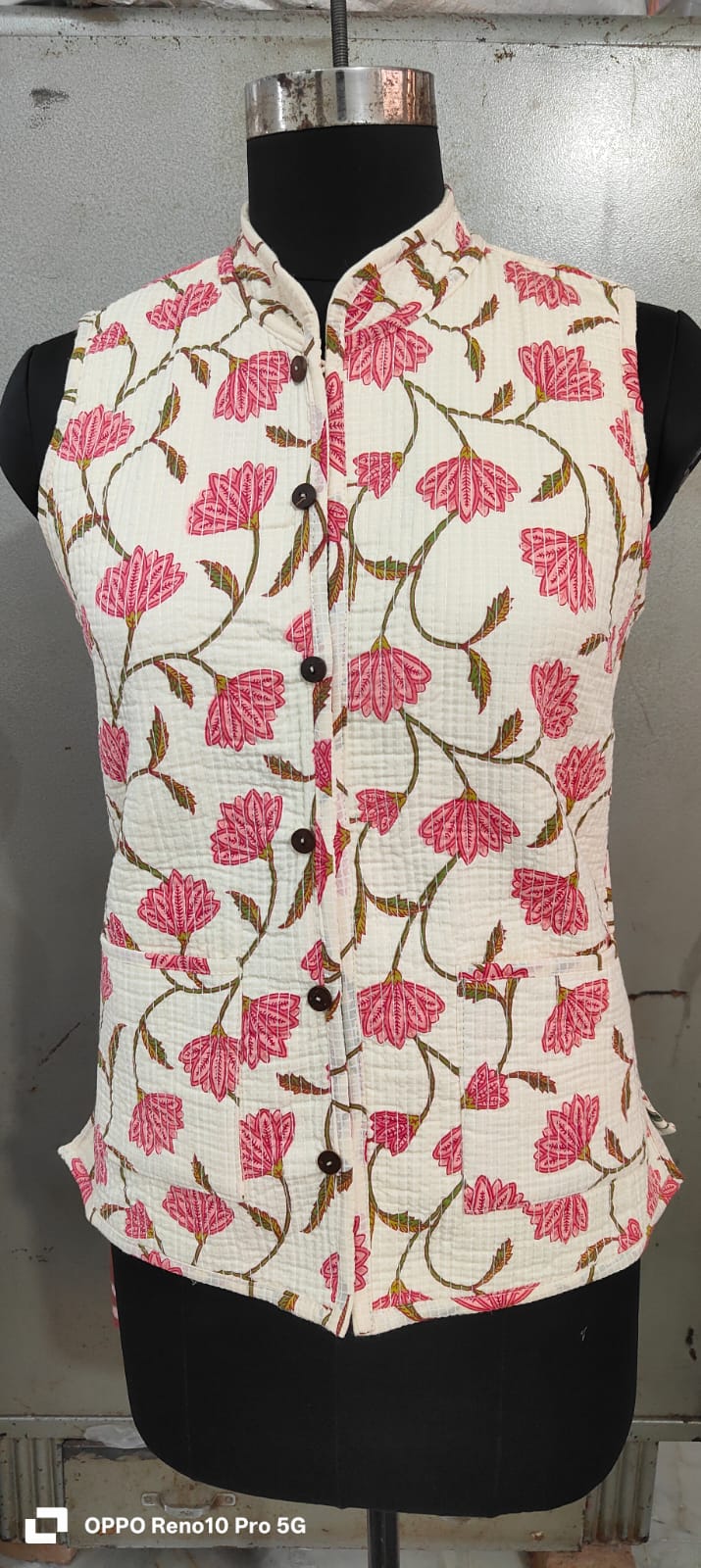 Jaipuri Quilted Reversible Cotton Jacket