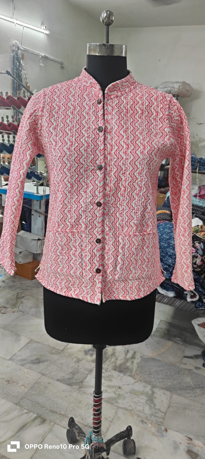 Jaipuri Quilted Reversible Cotton Jacket – 28 Inch