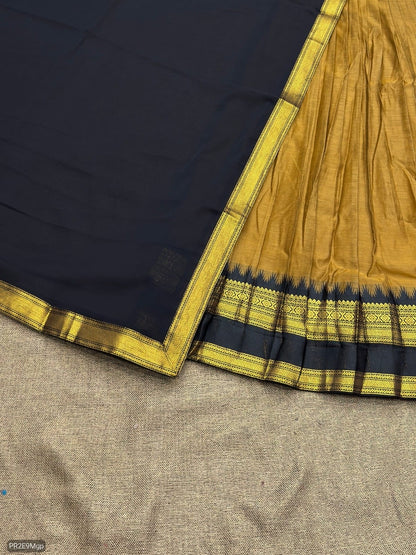 Kanchi Cotton Zari Woven Lehenga Choli with Georgette Dupatta