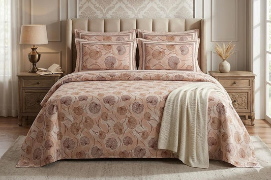 King Size Cotton Bedsheet 108x108 with 2 Pillow Covers