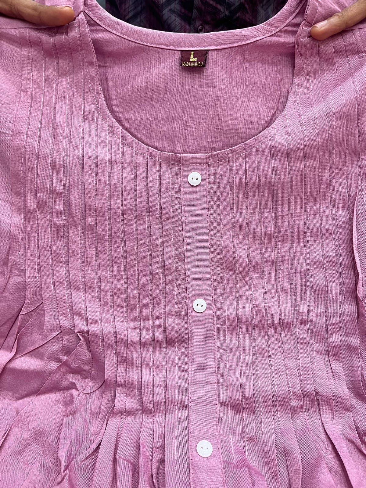 Mul Chanderi Embroidered Co-Ord Set with Cotton Lining