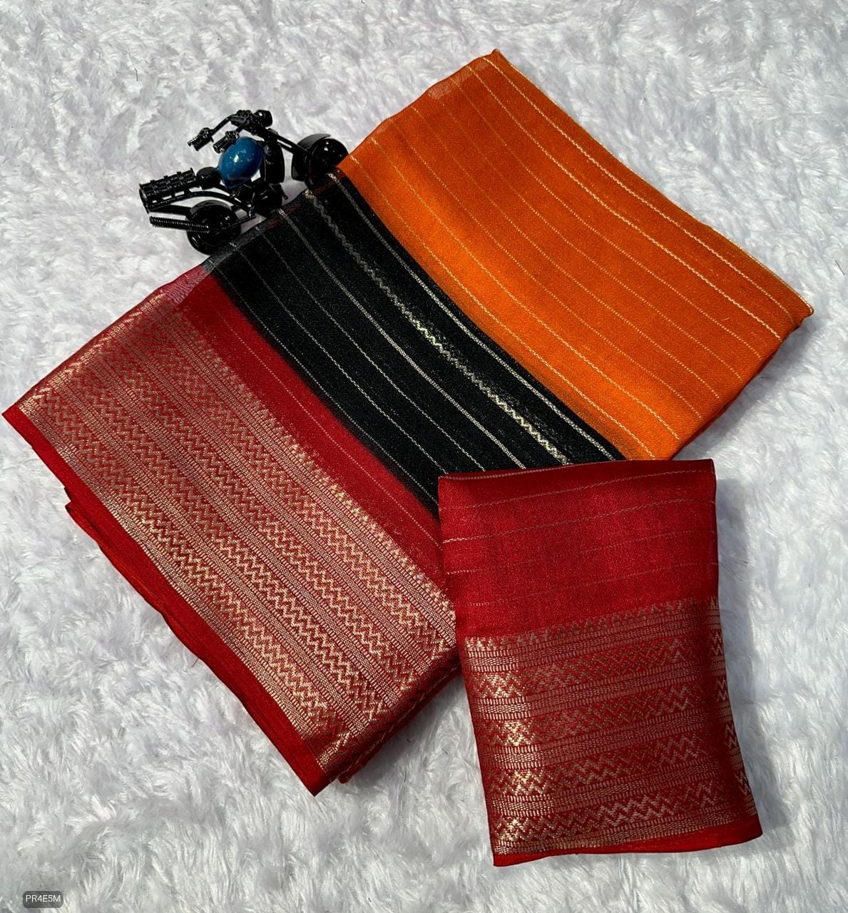 Mysore Silk Saree with Weaving & Blouse Piece