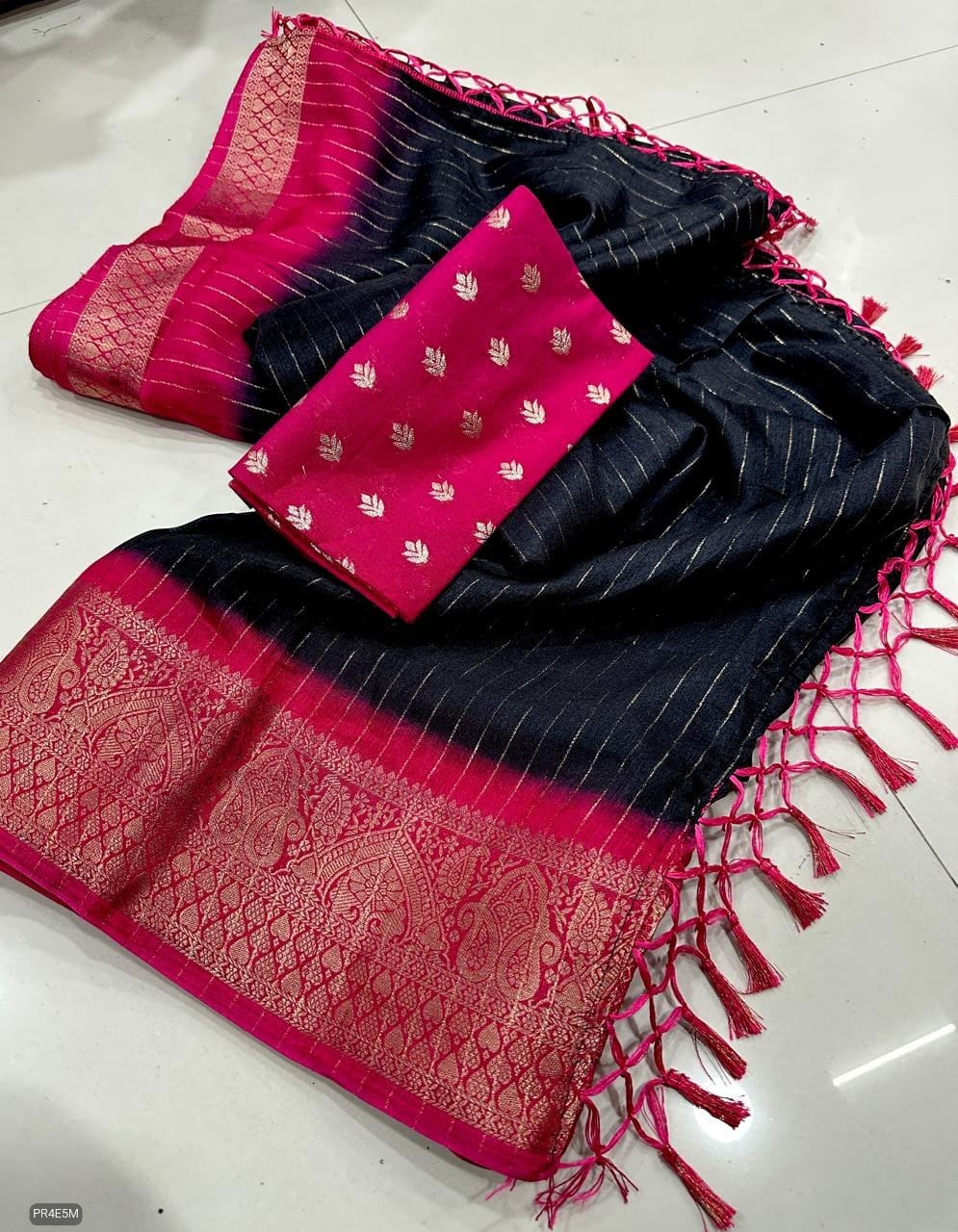 Mysore Silk Saree with Weaving & Blouse Piece