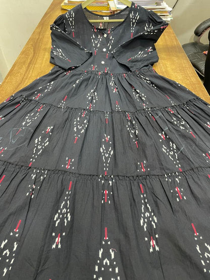 Printed Cotton 60/60 Midi Dress for Women