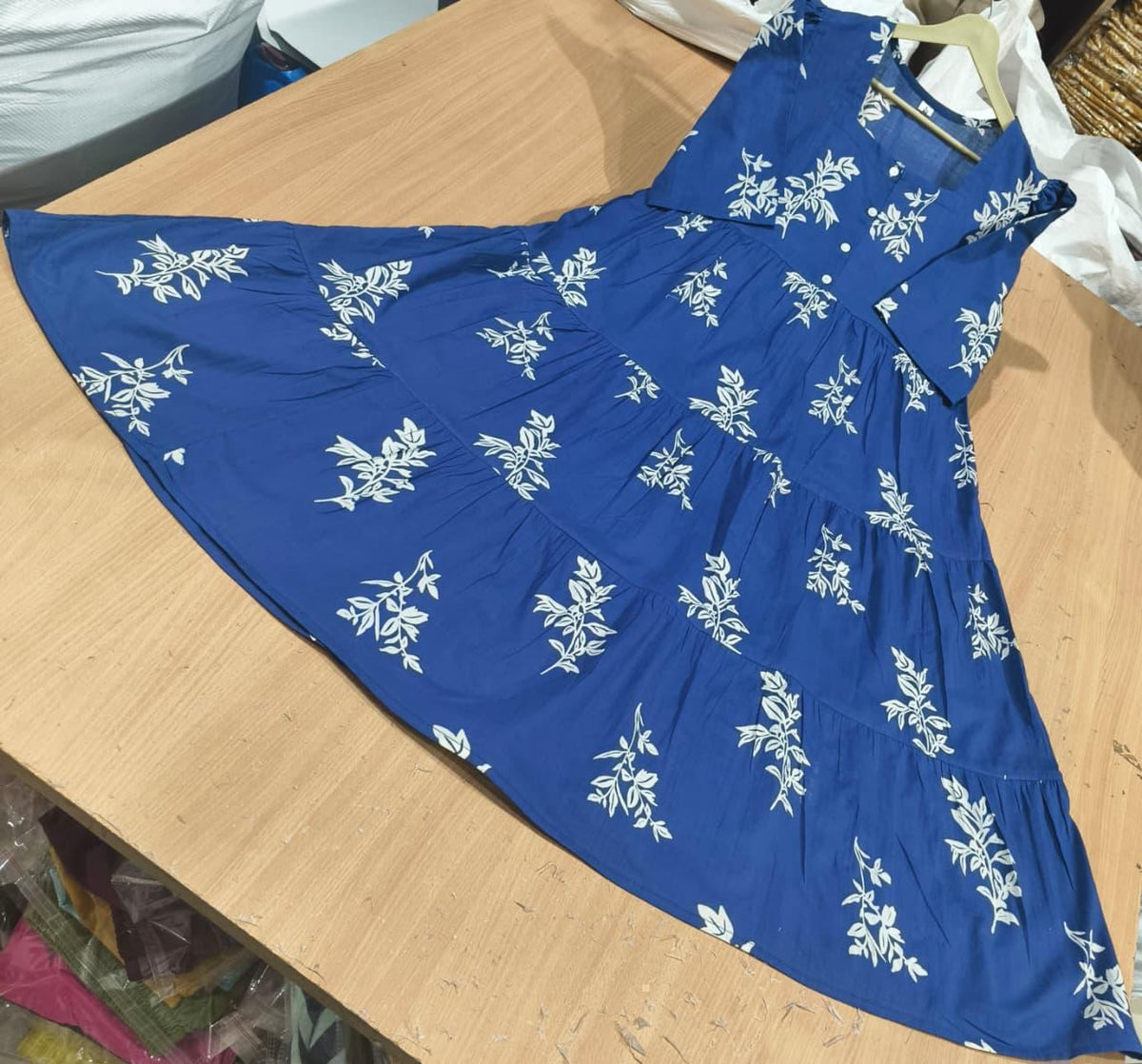 Printed Midi Set in Cotton 60/60