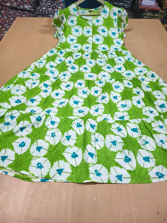 Printed Midi Set in Cotton 60/60