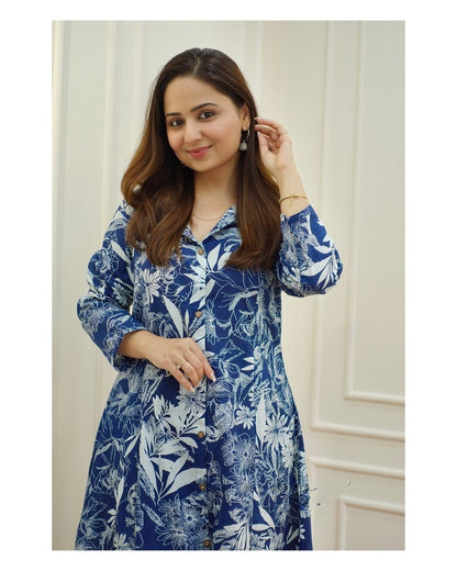 Rayon Procion Printed Co-ord Set – Fully Stitched Top & Bottom