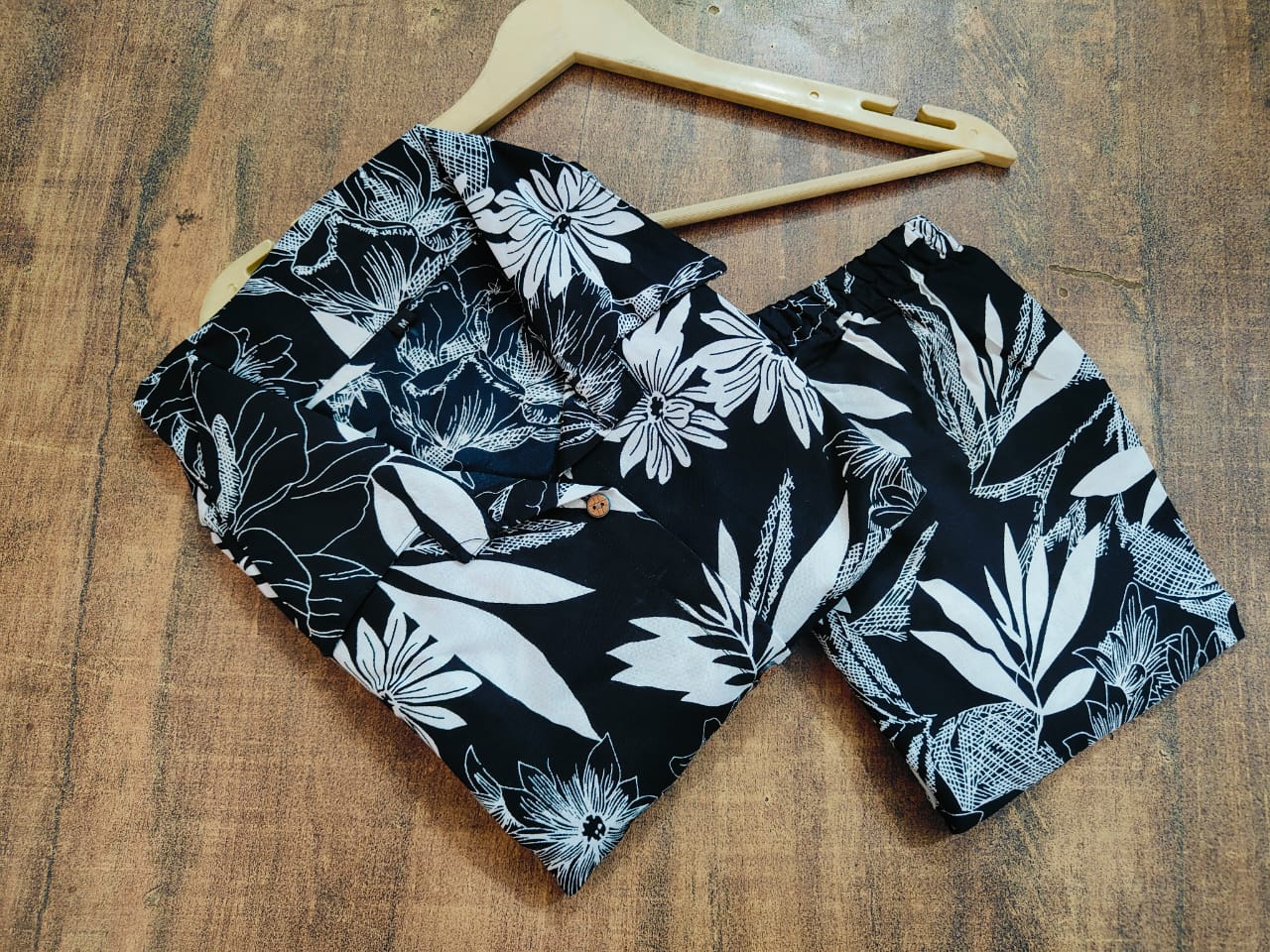 Rayon Procion Printed Co-ord Set – Fully Stitched Top & Bottom